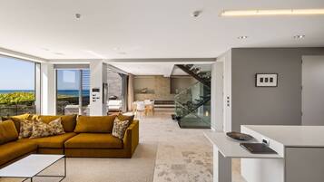 TV, fireplace, offices