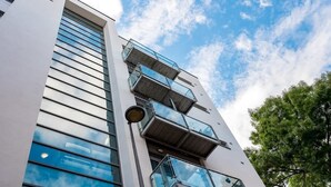 A modern building with multiple balconies and large windows. - Host & Stay | Henry Street Chambers (Liverpool)