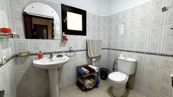 Towels, soap, toilet paper