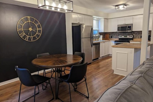 Kitchen and dining room