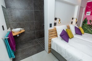 Standard Double Room 2 = Umlilo = double room with double bed | Individually decorated, individually furnished, blackout curtains