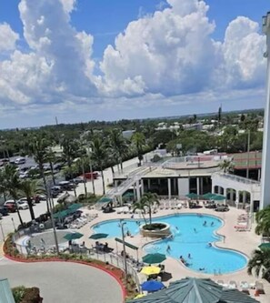 Pool - Penthouse on Cocoa Beach Ocean Front-Double Balcony  (Cocoa Beach)