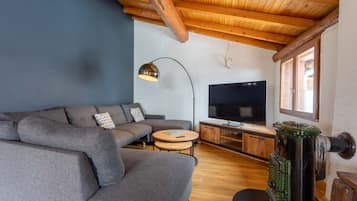 Fernseher, Kamin