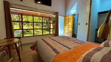 Panoramic Double Room | Down comforters, minibar, desk, laptop workspace