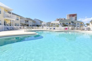 Pool - A Pop of Color 2BR 2Bath Golf Course and Canal View at Sandpiper Cove Destin FL! (Destin)