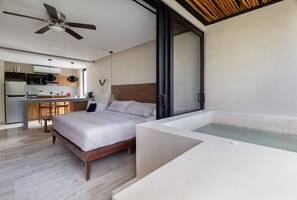 Unclassified image, 3 of 11, button - Rainforest view studio with private pool (Tulum)