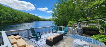 SECLUDED WATERFRONT HOME WITH ROOM FOR ALL