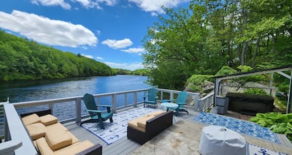 SECLUDED WATERFRONT HOME WITH ROOM FOR ALL