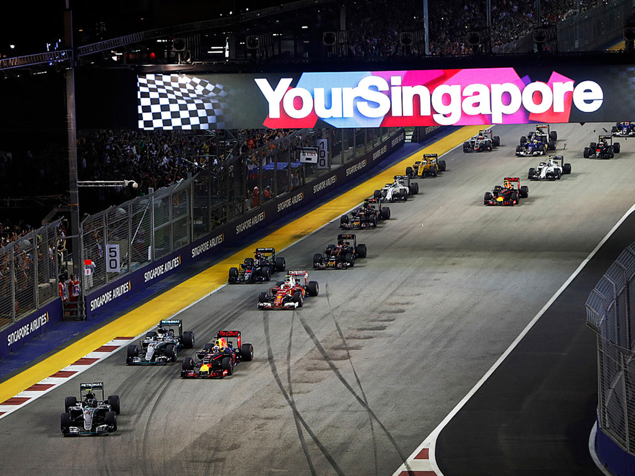 Singapore F1 signage