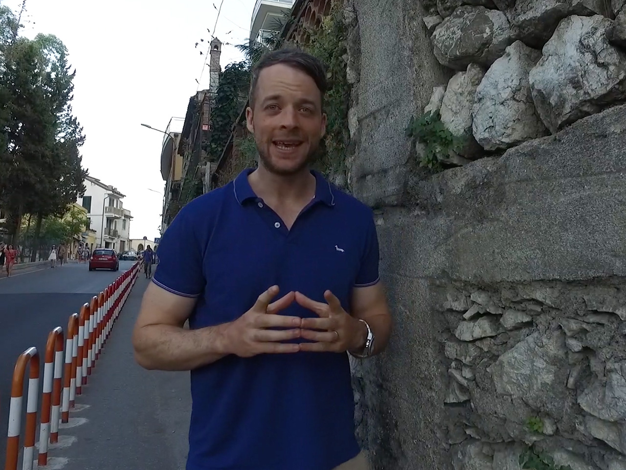 Hamish Blake follows his roots to Sicily