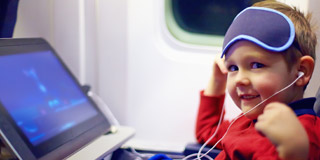 Surviving long haul flights with kids