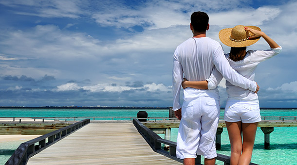 couple on the beach