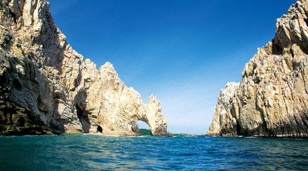 rock formations in the water