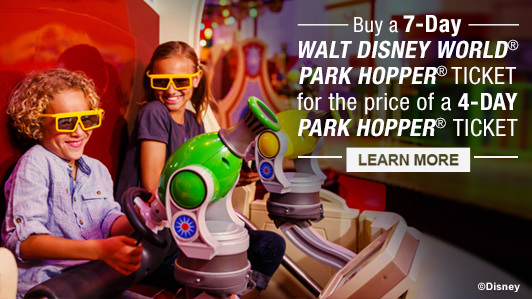 Limited-Time Offer on Walt Disney World<sup>®</sup> Theme Park Tickets