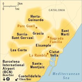 Map of Barcelona