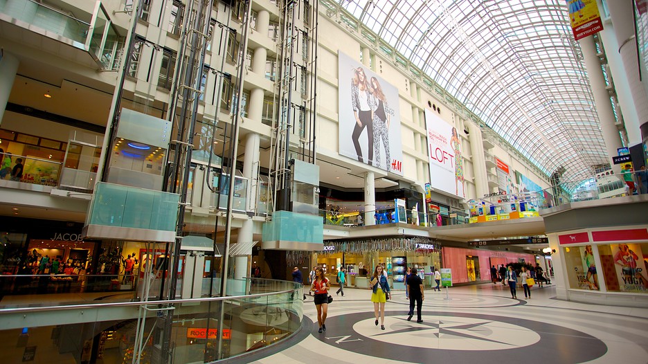 Stores in eaton center With a striking glass galleria and iconic