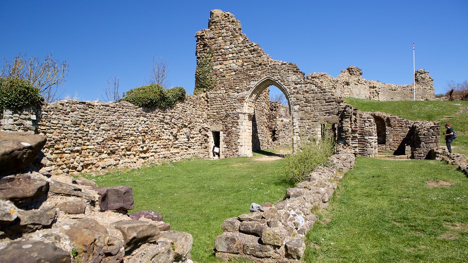 Hastings Castle em Hastings, Reino Unido