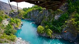 Showing item 20 of 90. Kawarau Suspension Bridge - Queenstown - Tourism Media
