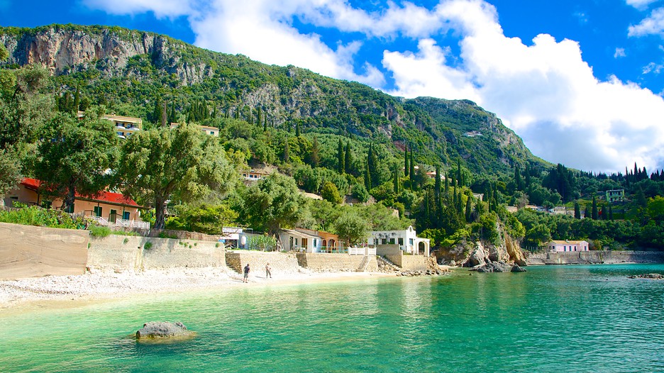 Paleokastritsa Beach in Corfu, Expedia Paleokastritsa Beach in Corfu, Expedia