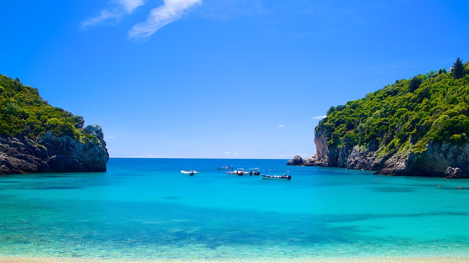 Paleokastritsa Beach in Corfu, Expedia Paleokastritsa Beach in Corfu, Expedia