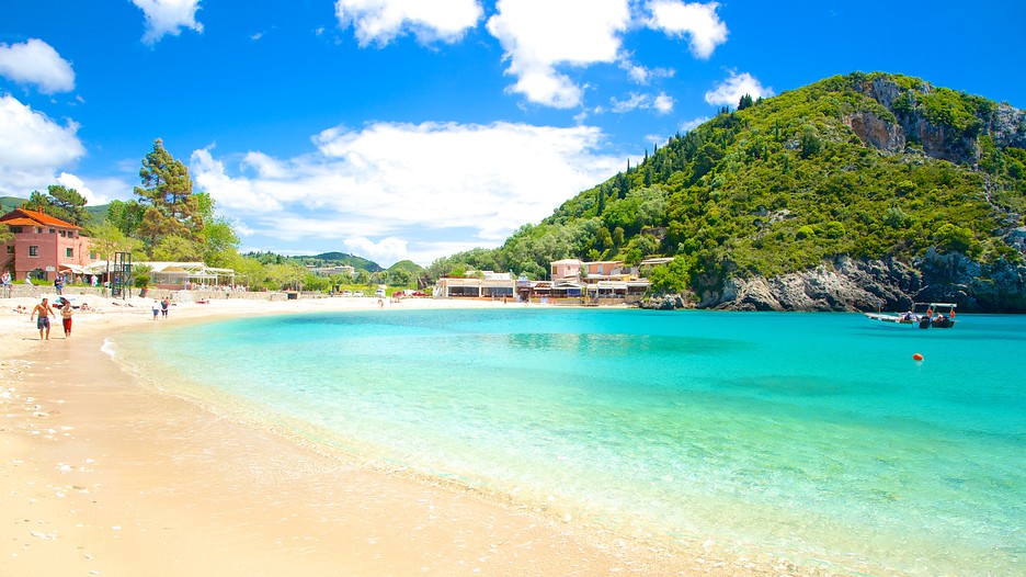 Paleokastritsa Beach in Corfu, Expedia Paleokastritsa Beach in Corfu, Expedia