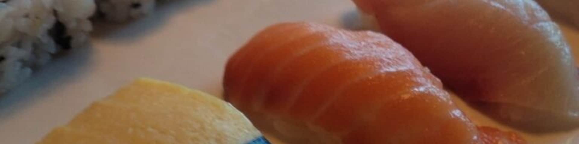 $8 sushi combo plate at lunch, ask for Tommy