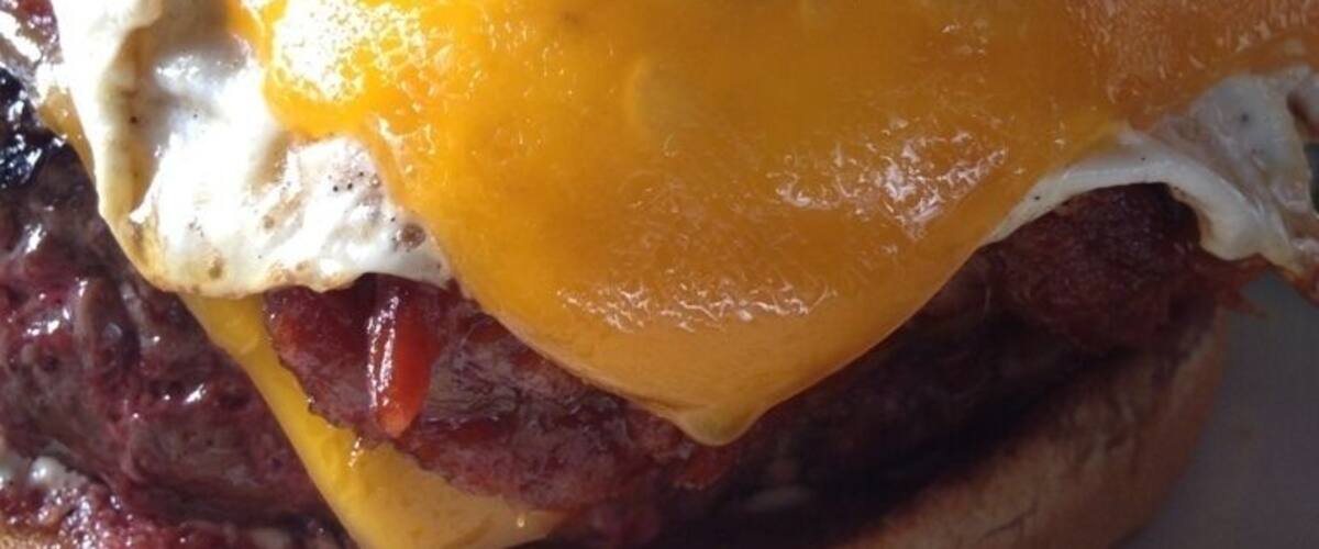 Farm burger with an added side of pulled pork. #mouthgasm