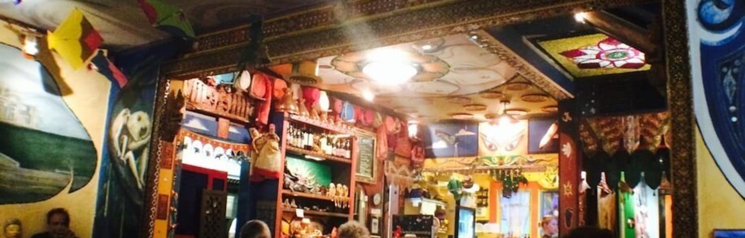 Cosmic Cafe is a hidden treasure gem of a restaurant in Oak Lawn Dallas. This place spells it's beauty n it's food, presentation, the colourful ambience, it's soulful Indian fusion music and a relaxing meditation hall. The food is completely vegetarian and very enjoyable.
http://www.cosmiccafedallas.com/Menu.asp
#localgem