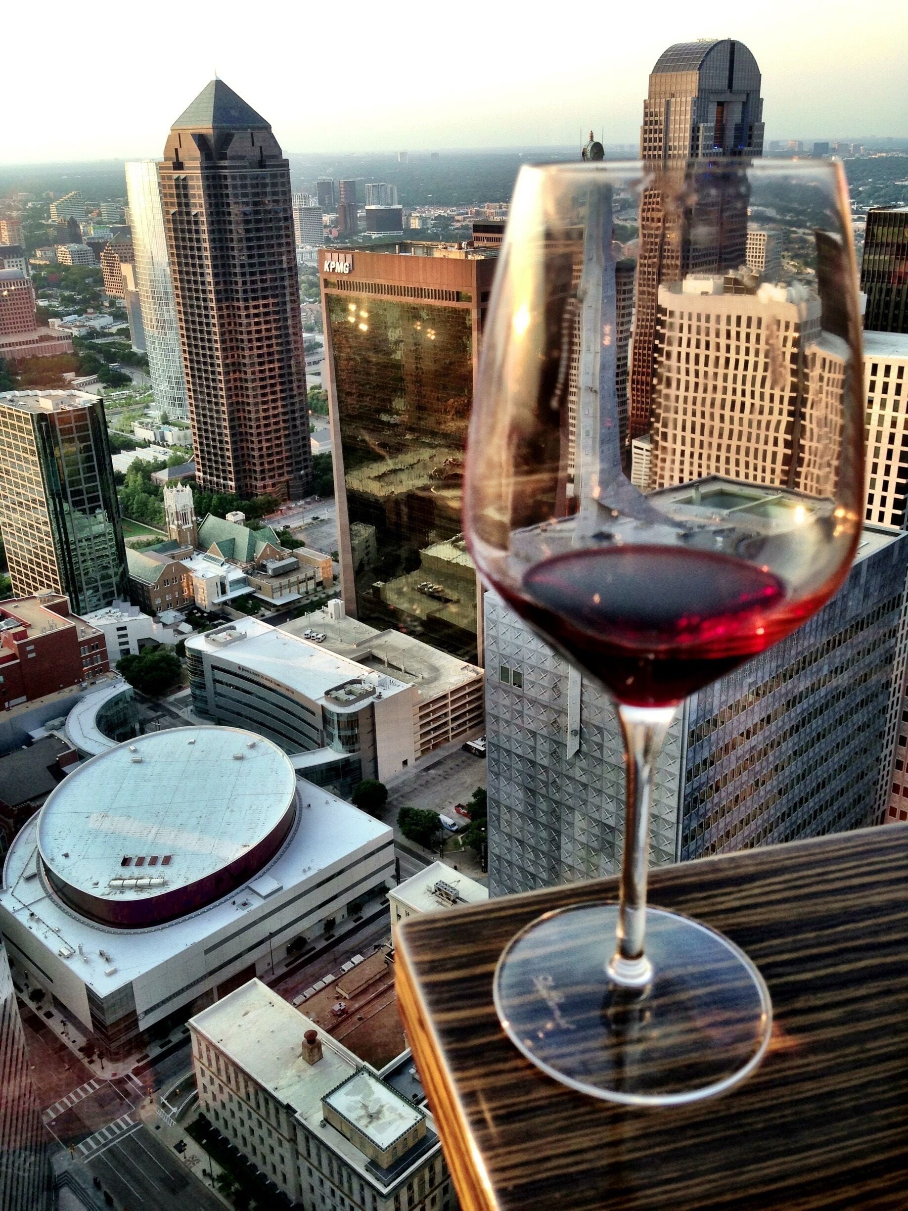 Downtown Dallas, Texas near Thanksgiving Square.  Taking in the views at Tower Club Dallas. #aboveitall