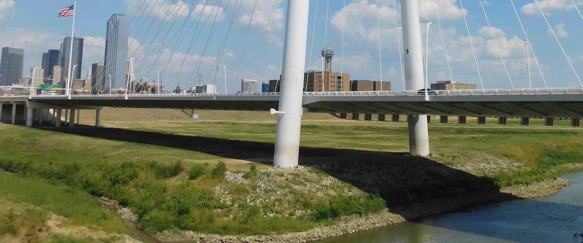 View of Trinity Bridge from the Overlook Pass
Aug 2018 - Dallas, TX 
Nikon B500
