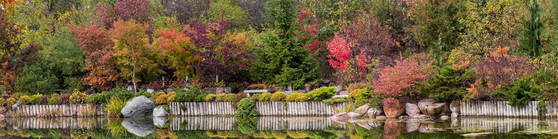 Japanese garden in Frederik Meijer gardens ,Grand rapids, Michigan