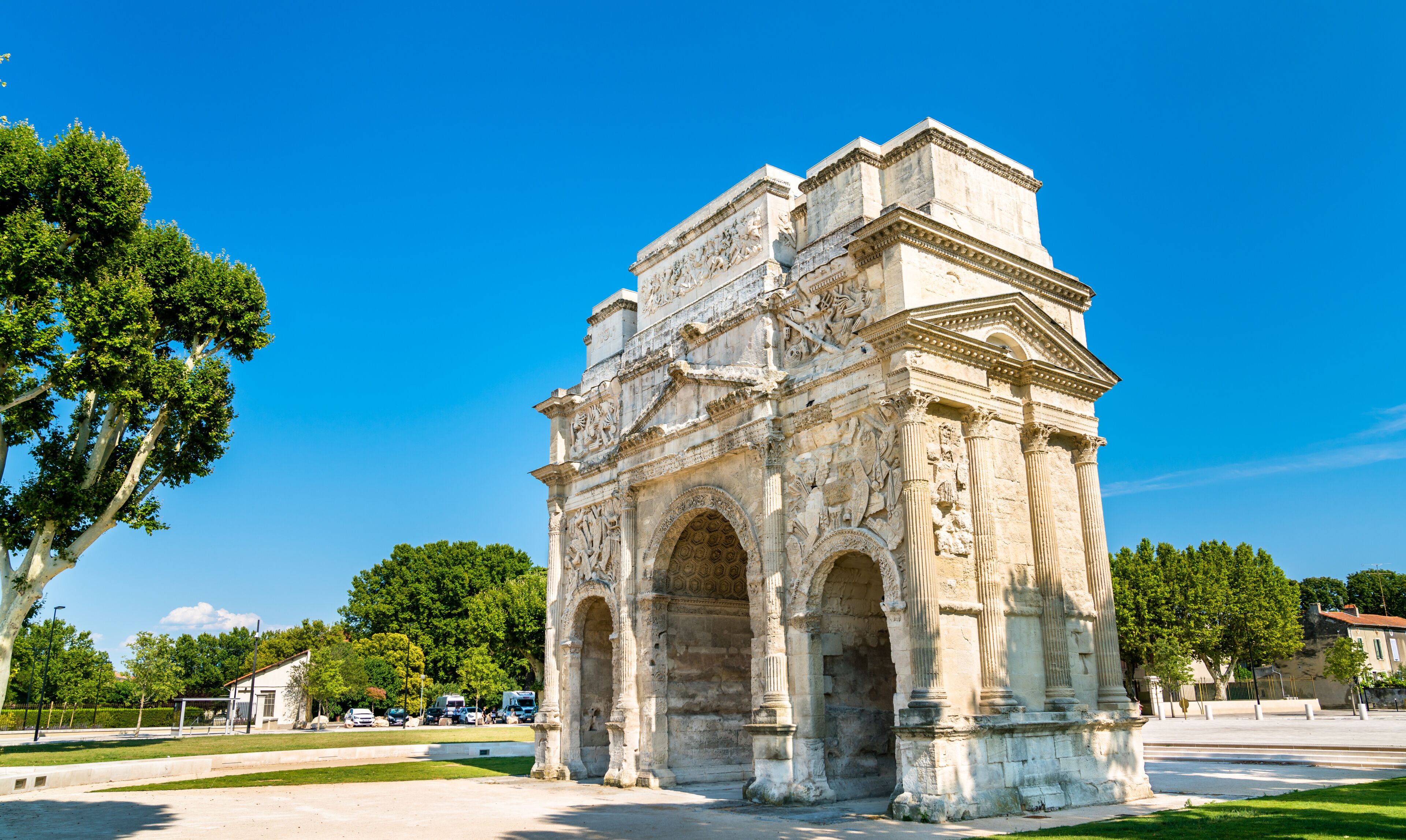 The Triumphal Arch of Orange, France