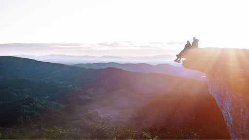 Highly recommend camping overnight to experience sunrise over McAfee's Knob along the Appalachian Trail.