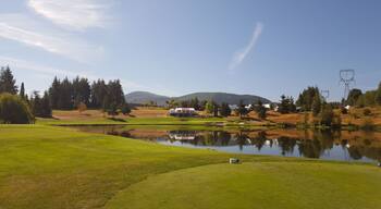 9th hole at TPC Snoqualmie Ridge on a beautiful, Eclipse filled day! #nofilter only the eclipse!