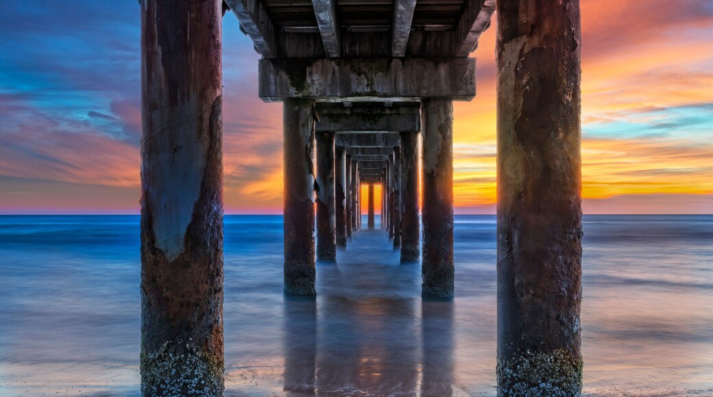 Sunrise Under The Pier In St. Augustine Florida