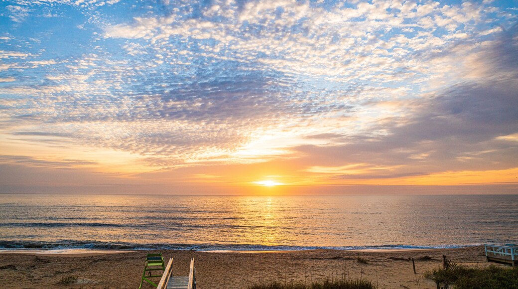 Sunrise at dawn over the Atlantic Ocean in Ponte Vedra Beach Florida