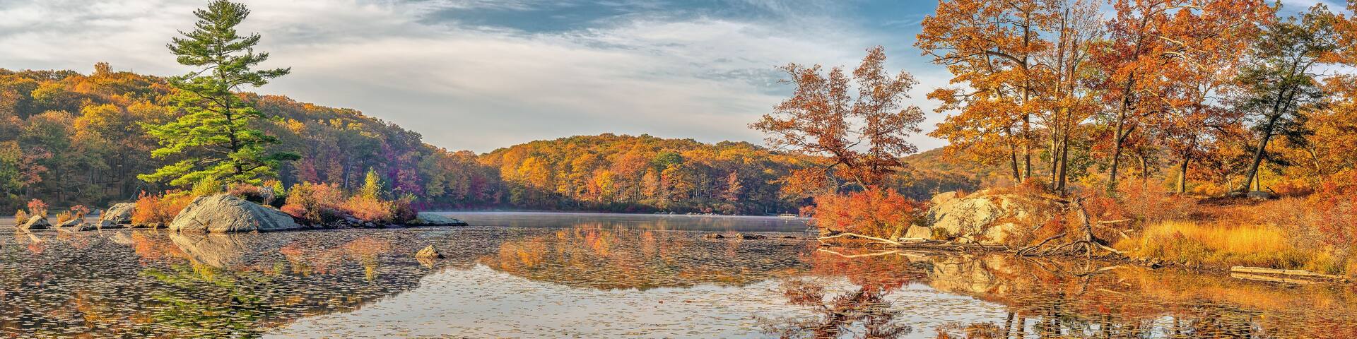 Harriman State Park in autumn