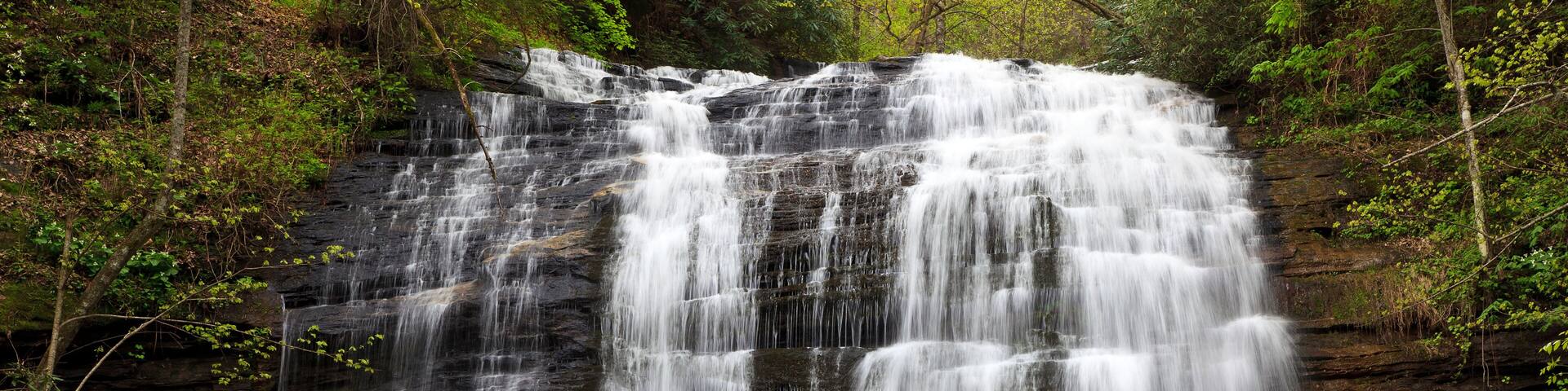 Pearson's Falls near Tryon North Carolina in the Spring