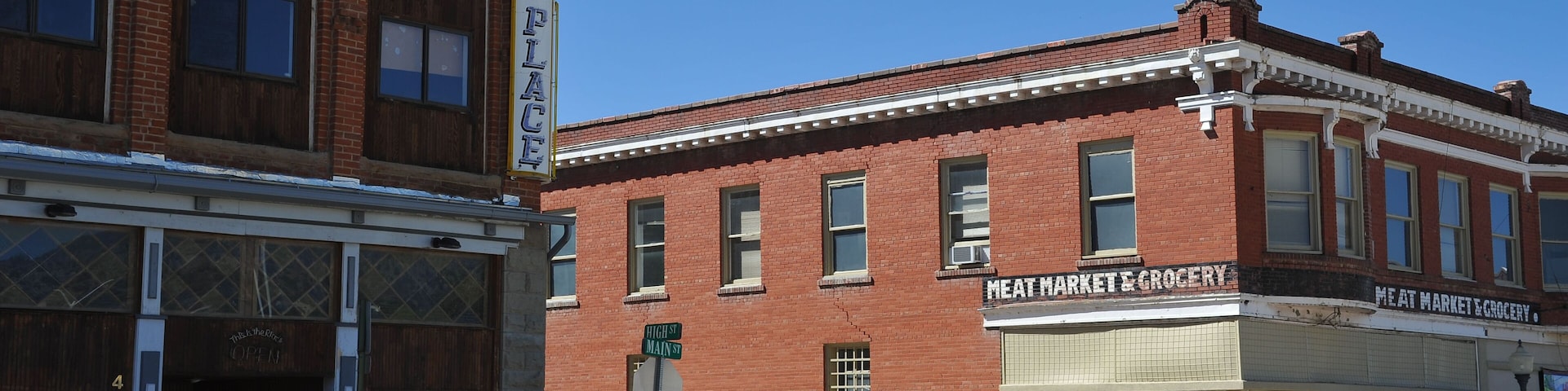 Street view of Trinidad, Colorado, USA