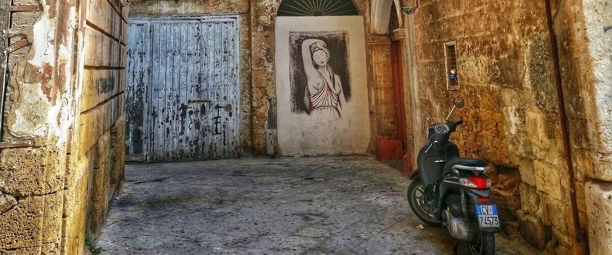 Old town, partially abandond