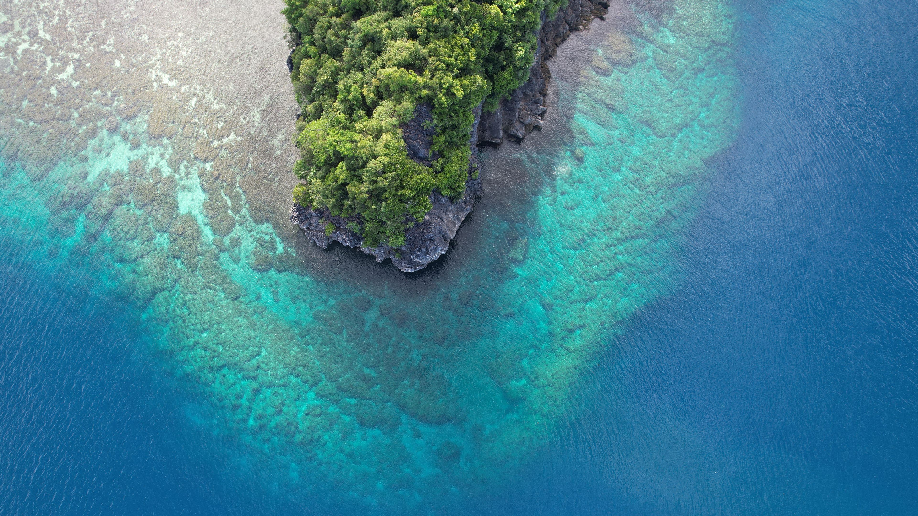 Aerial shot of Romblon, an archipelagic province of the Philippines located in Mimaropa region.