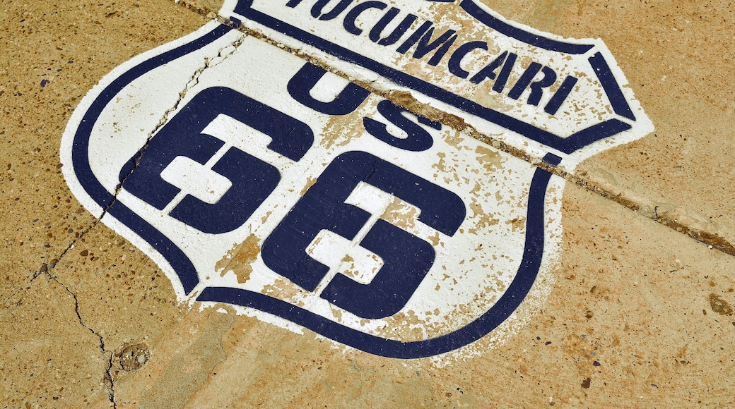 Route 66 sign in Tucumcari, New Mexico.