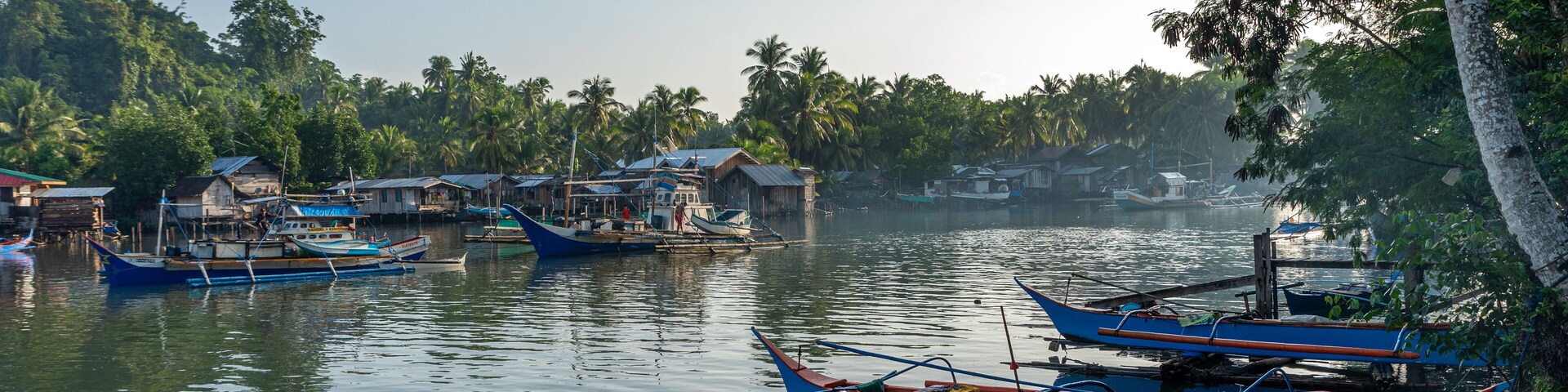 View and landscape of Mindanao Region, The Philippines, Lanuza area and Cortez.