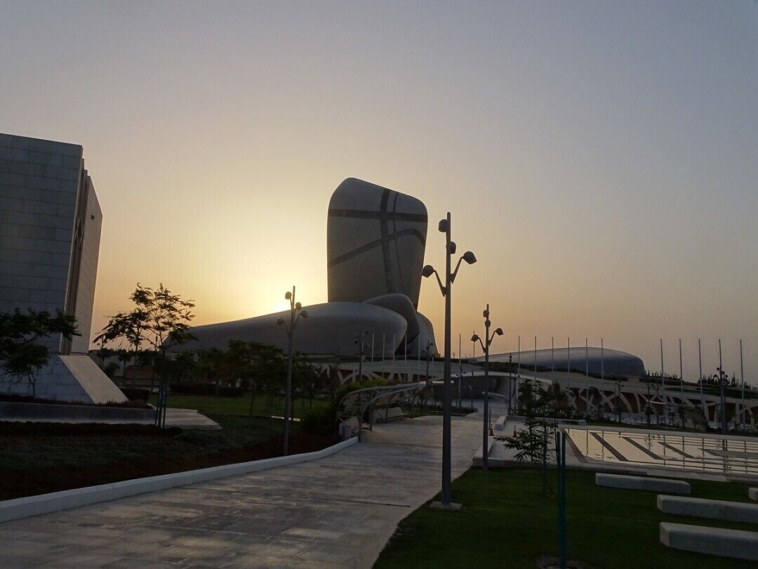 Outstanding architecture in Saudi Arabia.