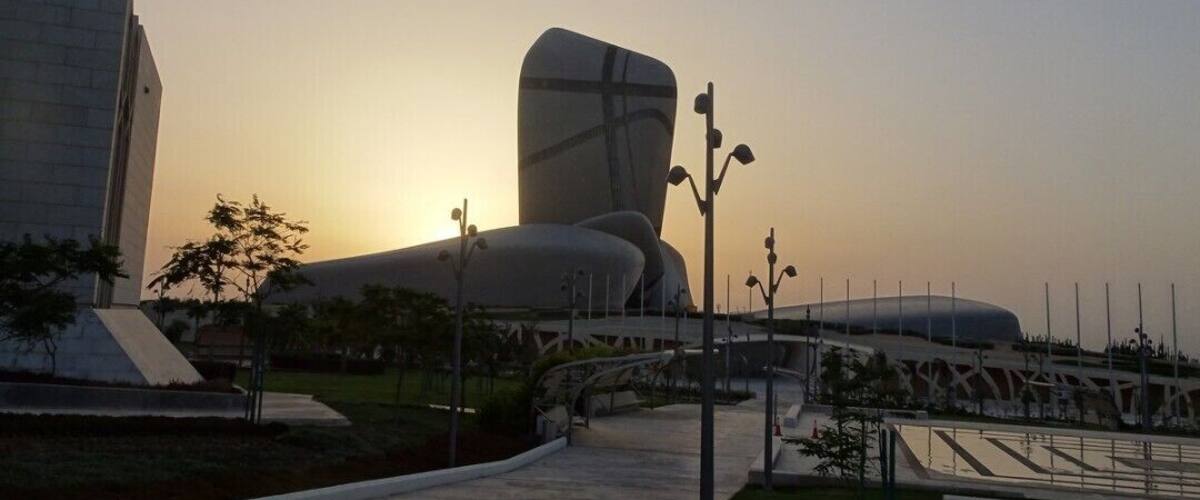 Outstanding architecture in Saudi Arabia.