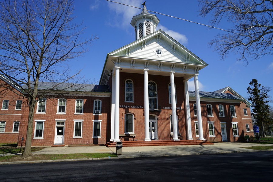 Warren County Courthouse in Belividere, New Jersey