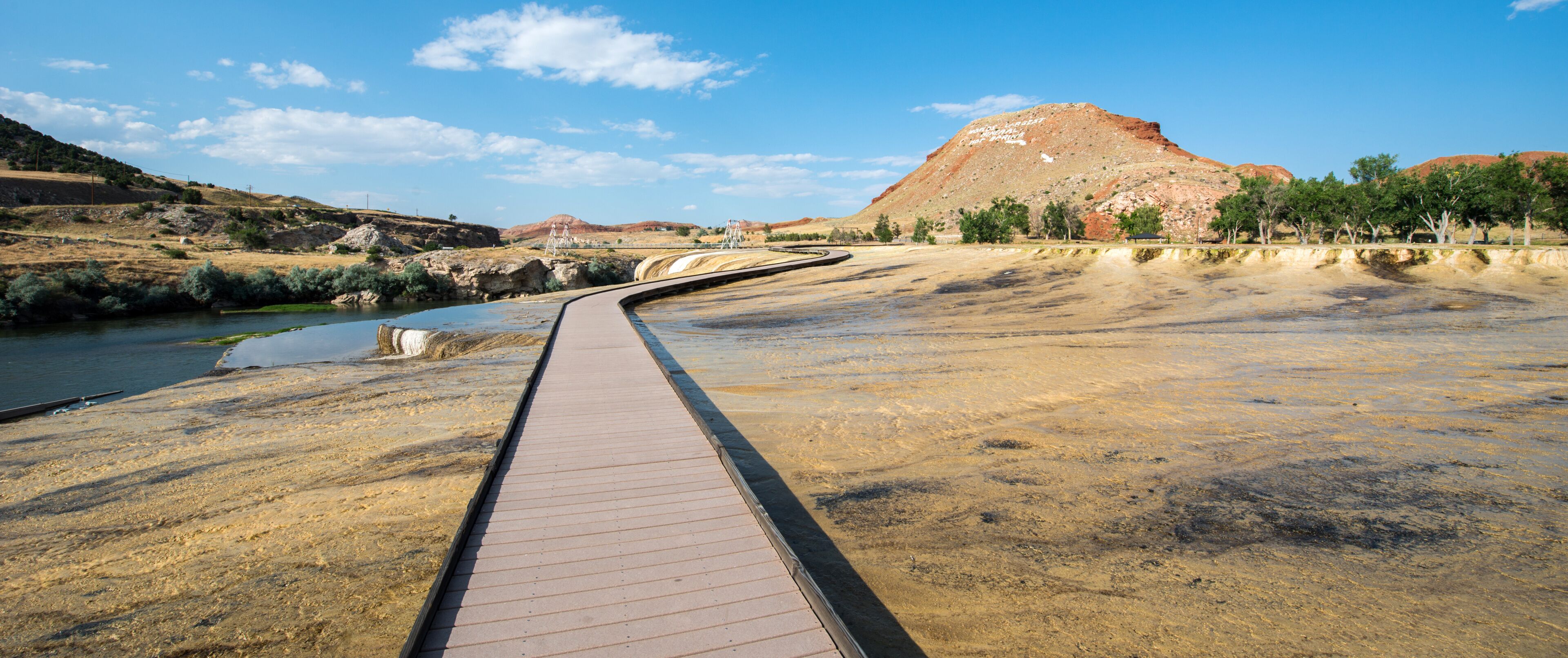 Thermopolis hot Springs, Wyoming