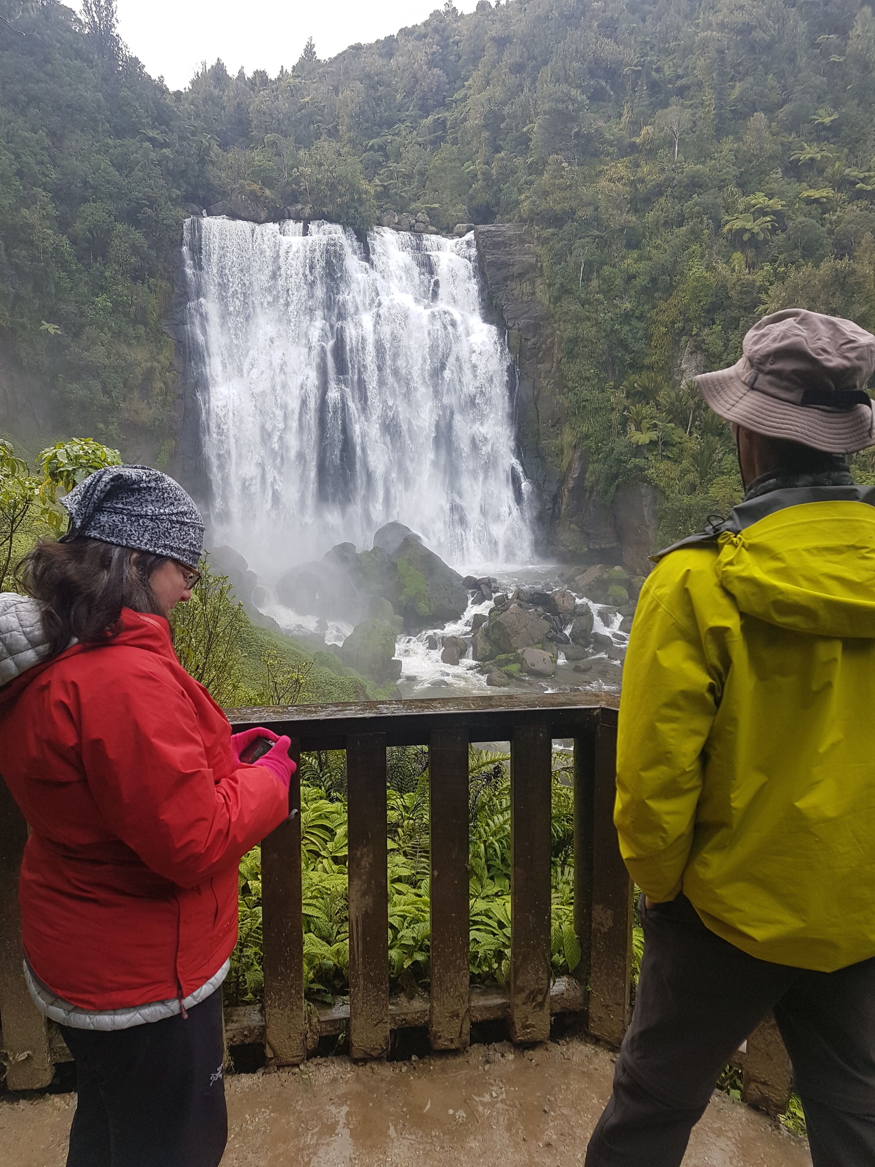 Marakopa falls Waitomo Caves New Zealand