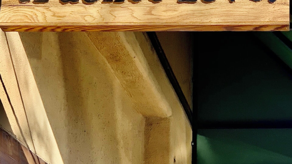 Walking along the Main Street.