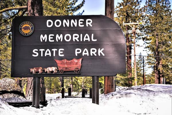 Donner Memorial State Park is a state park of California, USA, preserving the site of the Donner Camp, where members of the ill-fated Donner Party were trapped by weather during the winter of 1846–1847.